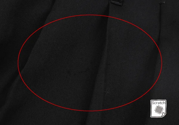 Yohji Yamamoto POUR HOMME Wool Gaba Tuck Balloon Pants K-164137_014