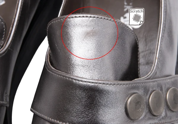 PATRICK COX Strap Metallic Leather Shoes K-164140_007