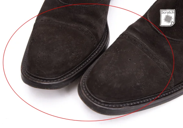 DOUCAL'S Medallion Side Zipper Suede Boots K-164142_003