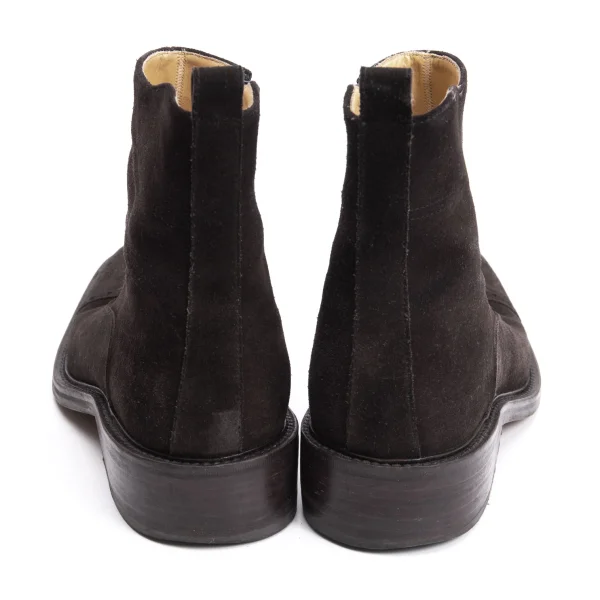 DOUCAL'S Medallion Side Zipper Suede Boots K-164142_005