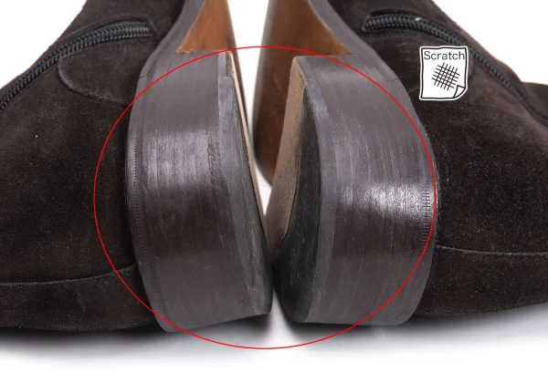 DOUCAL'S Medallion Side Zipper Suede Boots K-164142_009