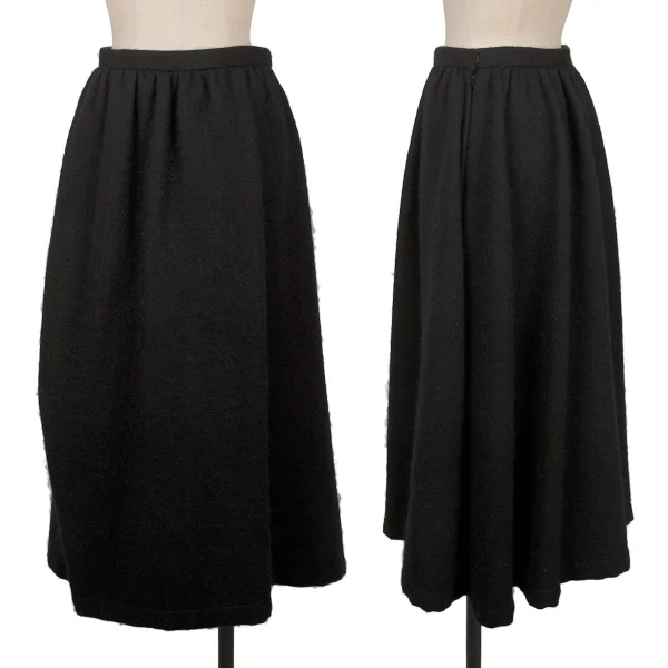 tricot COMME des GARCONS Side Hole Design Asymmetrical Skirt Black S K-164152_001