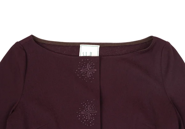 Sybilla Poly Beads Embroidery Cardigan K-164156_004