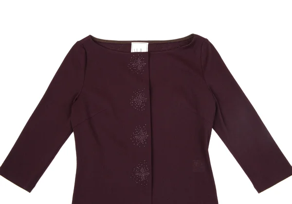 Sybilla Poly Beads Embroidery Dress& Cardigan K-164157_013