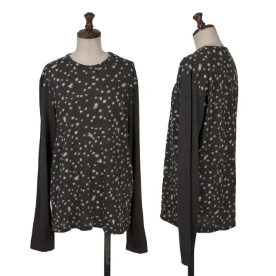 TSUMORI CHISATO Pory Rayon Dot Jacquard T Shirt