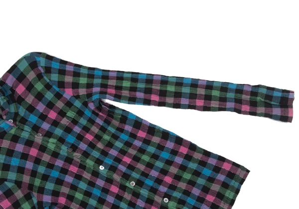 TSUMORI CHISATO Cotton Check Crape Shirt K-164160_008