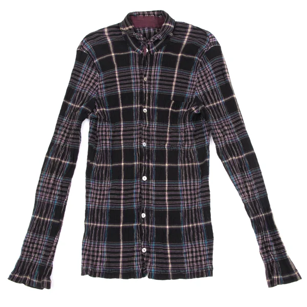 TSUMORI CHISATO Cotton Check Crape Shirt K-164161_002