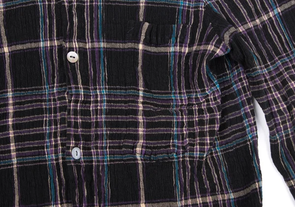 TSUMORI CHISATO Cotton Check Crape Shirt K-164161_007