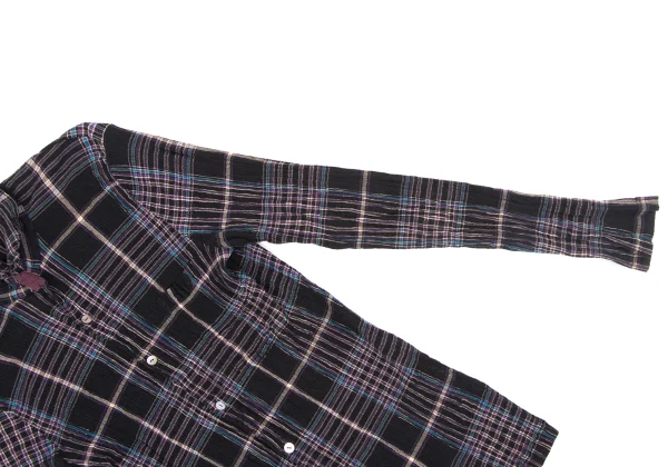 TSUMORI CHISATO Cotton Check Crape Shirt K-164161_008