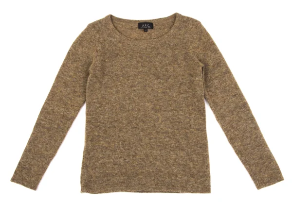アーペーセーA.P.C. ウール混ニットセーター 茶XS K-164162_002