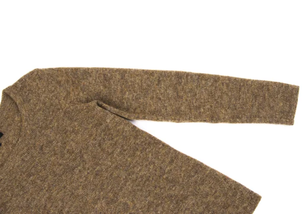 アーペーセーA.P.C. ウール混ニットセーター 茶XS K-164162_004