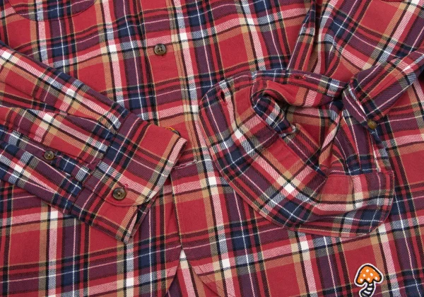 FRAPBOIS Cotton Elbow Patch Check Shirt K-164163_009