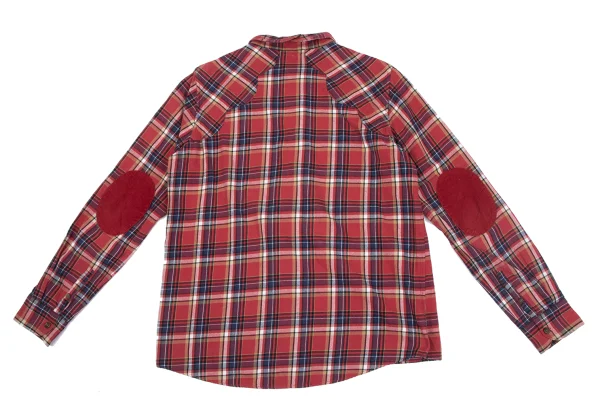 FRAPBOIS Cotton Elbow Patch Check Shirt K-164163_013