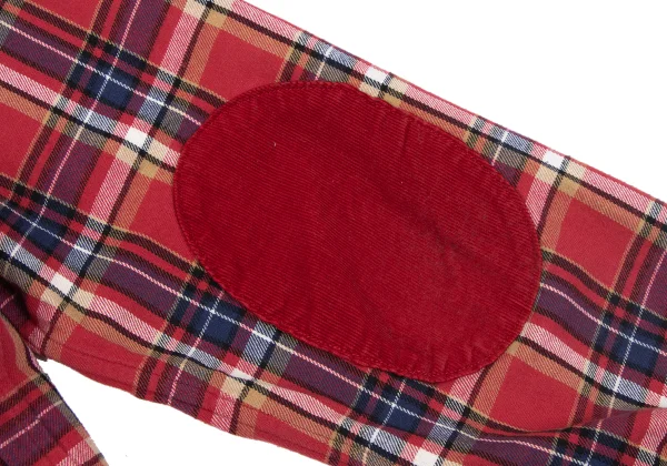 FRAPBOIS Cotton Elbow Patch Check Shirt K-164163_015