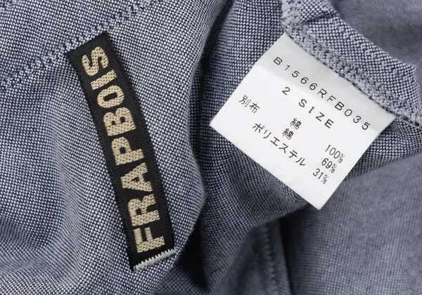 FRAPBOIS Stripe Switching Cotton Shirt K-164164_015