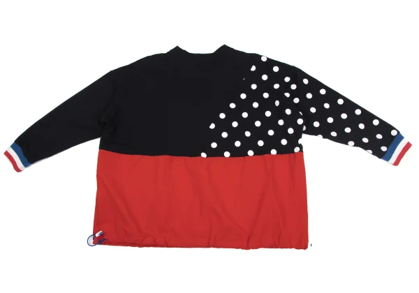 FRAPBOIS Dot Switching Sweat Shirt K-164165_013