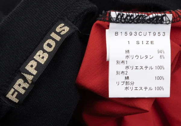 FRAPBOIS Dot Switching Sweat Shirt K-164165_016