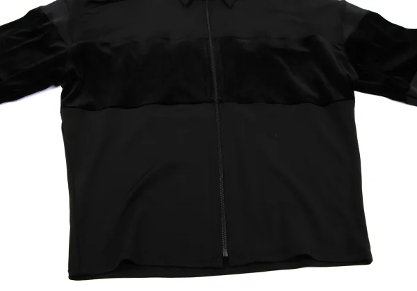 Jean Paul GAULTIER HOMME Velour Switching Stretch Zip-Up Jacket K-164175_007