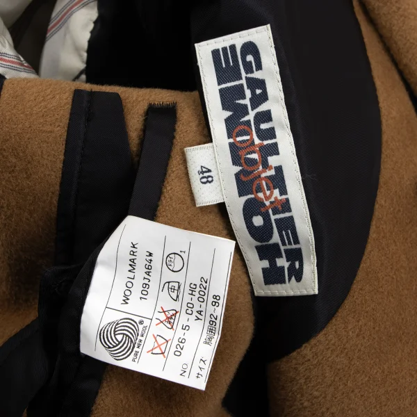 Jean Paul GAULTIER HOMME objet Wool Melton Chester Coat K-164178_018