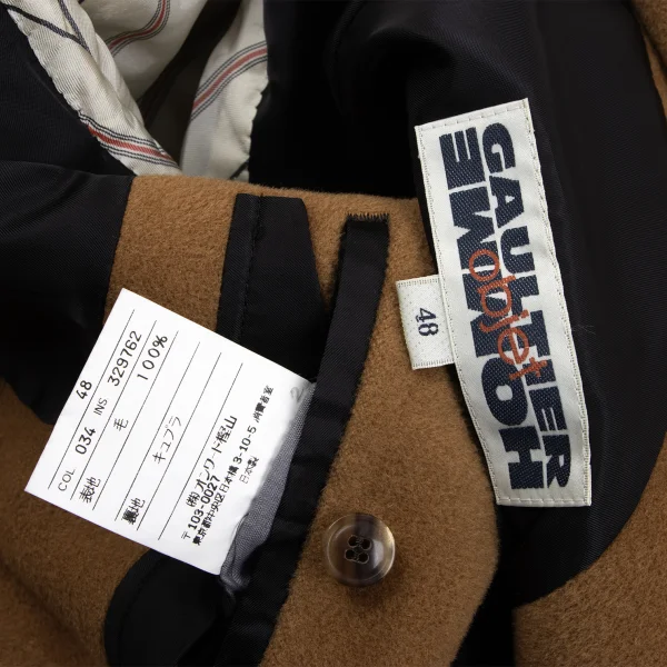 Jean Paul GAULTIER HOMME objet Wool Melton Chester Coat K-164178_019