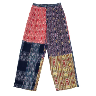 DOLCE&GABBANA Native American Patchwork Double Pants