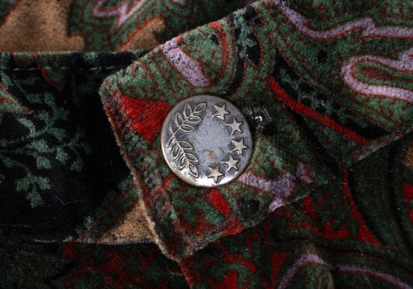 COLIN HARVEY Damask Patterned Velvet Straight Pants K-164181_003