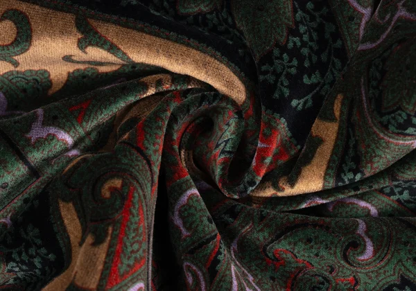 COLIN HARVEY Damask Patterned Velvet Straight Pants K-164181_012