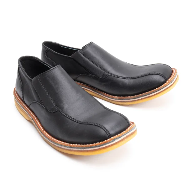 JPG by GAULTIER Side Gore Leather Shoes Black 25.5 (US About 7.5) K-164182_001