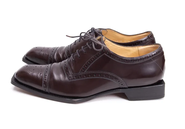 MASAKI MATSUSHIMA Square Sole Medallion Leather Shoes K-164183_003