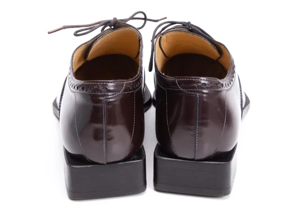 MASAKI MATSUSHIMA Square Sole Medallion Leather Shoes K-164183_004