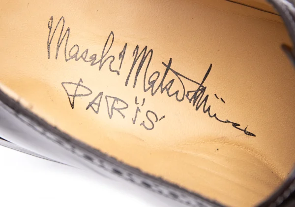 MASAKI MATSUSHIMA Square Sole Medallion Leather Shoes K-164183_012