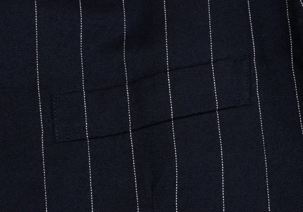 TOKIO KUMAGAI HOMME DE NUIT Wool Striped Double Jacket K-164187_007