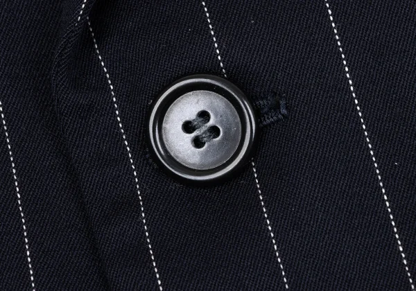 TOKIO KUMAGAI HOMME DE NUIT Wool Striped Double Jacket K-164187_012