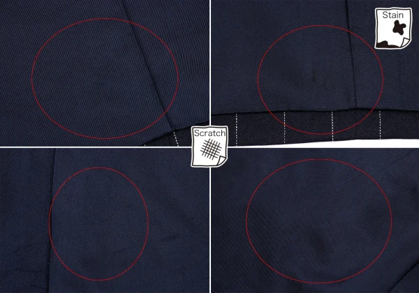 TOKIO KUMAGAI HOMME DE NUIT Wool Striped Double Jacket K-164187_016