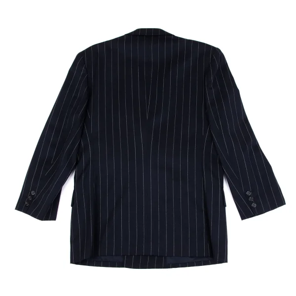TOKIO KUMAGAI HOMME DE NUIT Wool Striped Double Jacket K-164187_017