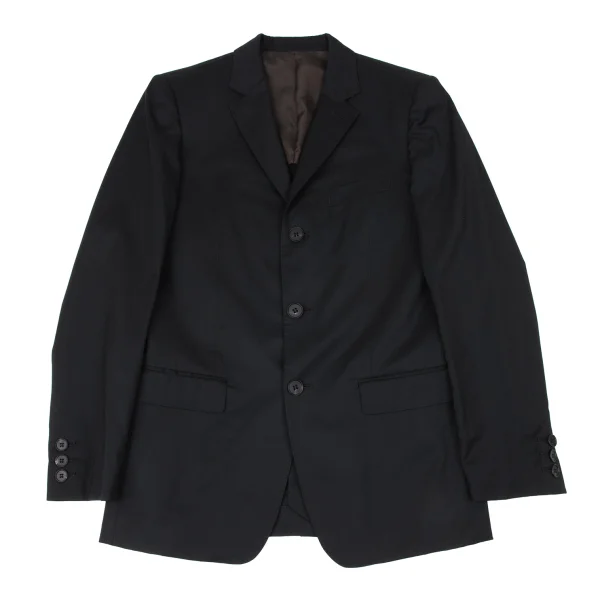 Jean Paul GAULTIER Wool Poly Jacket Black 50 K-164188_001