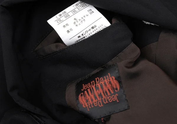 Jean Paul GAULTIER Wool Poly Jacket K-164188_018