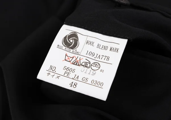 Jean Paul GAULTIER Wool Poly Tapered Pants K-164189_013