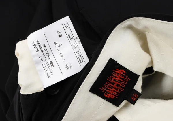 Jean Paul GAULTIER Wool Poly Tapered Pants K-164189_014