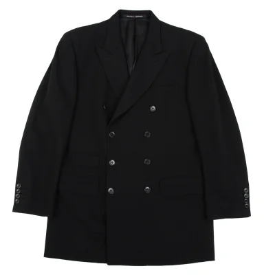 Jean Paul GAULTIER HOMME objet Wool Rayon Double Jacket