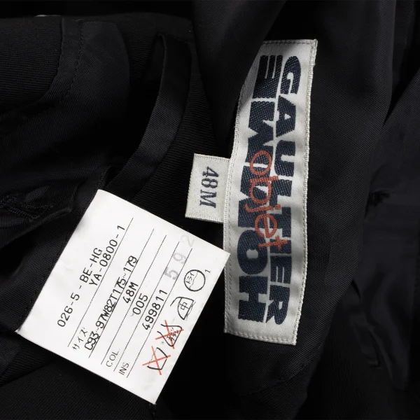 Jean Paul GAULTIER HOMME objet Wool Rayon Double Jacket K-164191_019