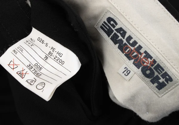 Jean Paul GAULTIER HOMME objet Wool Rayon Two Tuck Pants K-164192_017