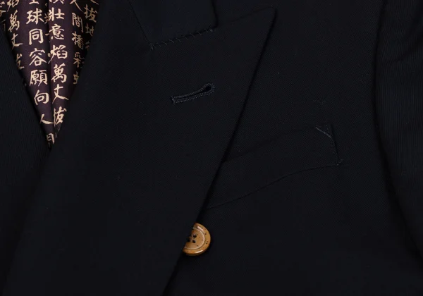 Jean Paul GAULTIER HOMME Kanji Printed Double Breasted Jacket K-164198_006