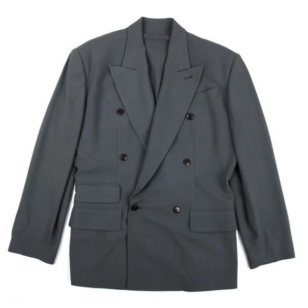 Jean Paul GAULTIER HOMME Wool Double Jacket Grey 48 K-164202_001