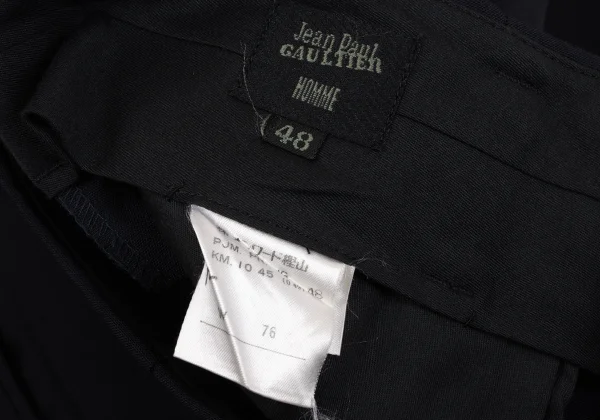 Jean Paul GAULTIER HOMME Wool Tuck Pants K-164204_016