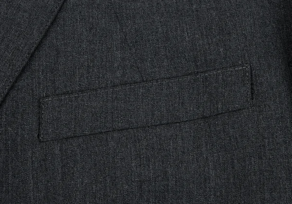 ジャンポールゴルチエ オムJean Paul GAULTIER HOMME 裏ボーダーウール3Bジャケット グレー50 K-164206_005