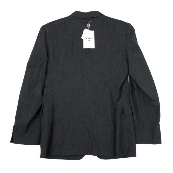 ジャンポールゴルチエ オムJean Paul GAULTIER HOMME 裏ボーダーウール3Bジャケット グレー50 K-164206_012