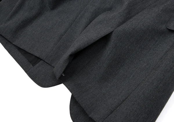 ジャンポールゴルチエ オムJean Paul GAULTIER HOMME 裏ボーダーウール3Bジャケット グレー50 K-164206_014