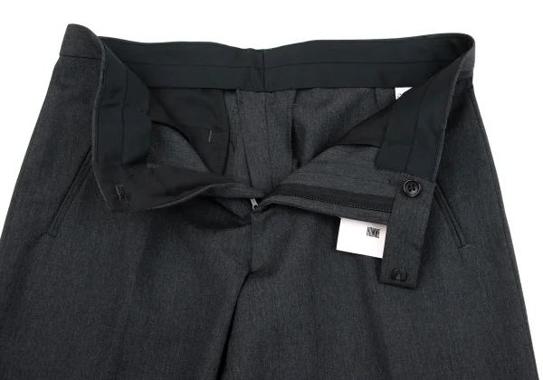 ジャンポールゴルチエ オムJean Paul GAULTIER HOMME ウールストレートパンツ グレー48 K-164207_004