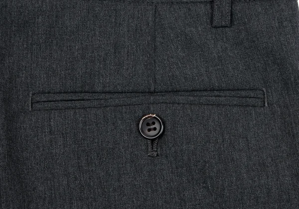 ジャンポールゴルチエ オムJean Paul GAULTIER HOMME ウールストレートパンツ グレー48 K-164207_009